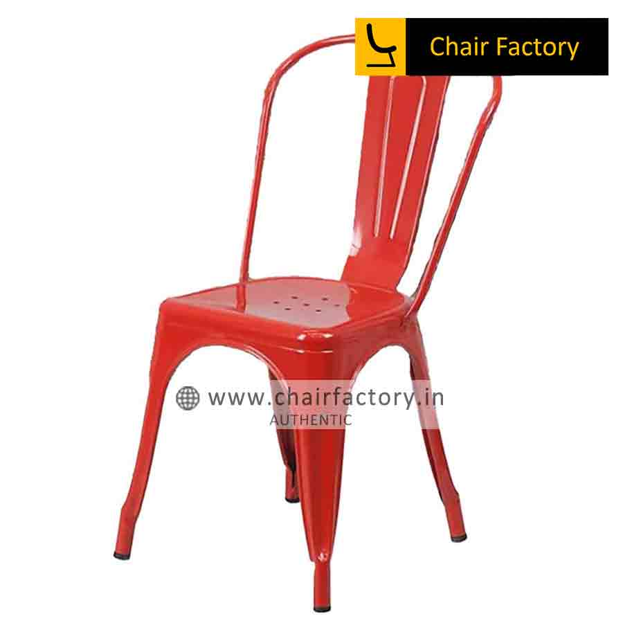 Tolix Red Cafe Chair Replica